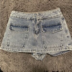 Mini Jean Skort